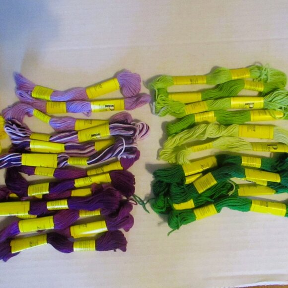 Assorted Color Embroidery Floss Prism Thread Lot For Crafts & Sewing Total Of 9 - Picture 5 of 6